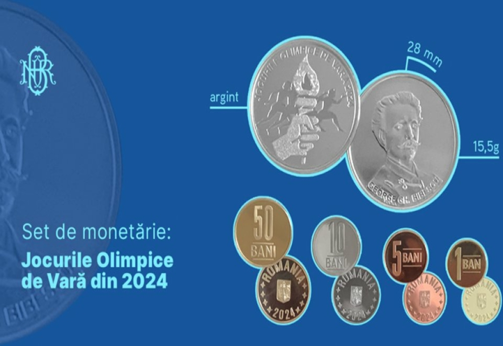 Monede dedicate Jocurilor Olimpice, emise de BNR