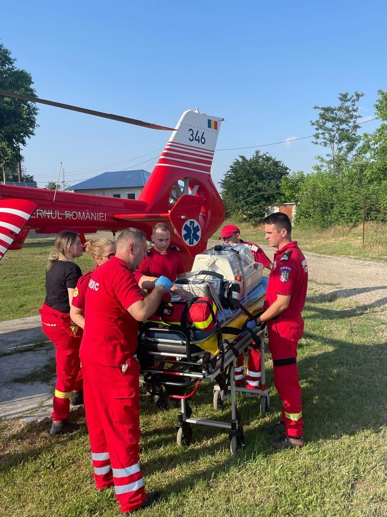 Bărbat rănit grav de explozia unei butelii