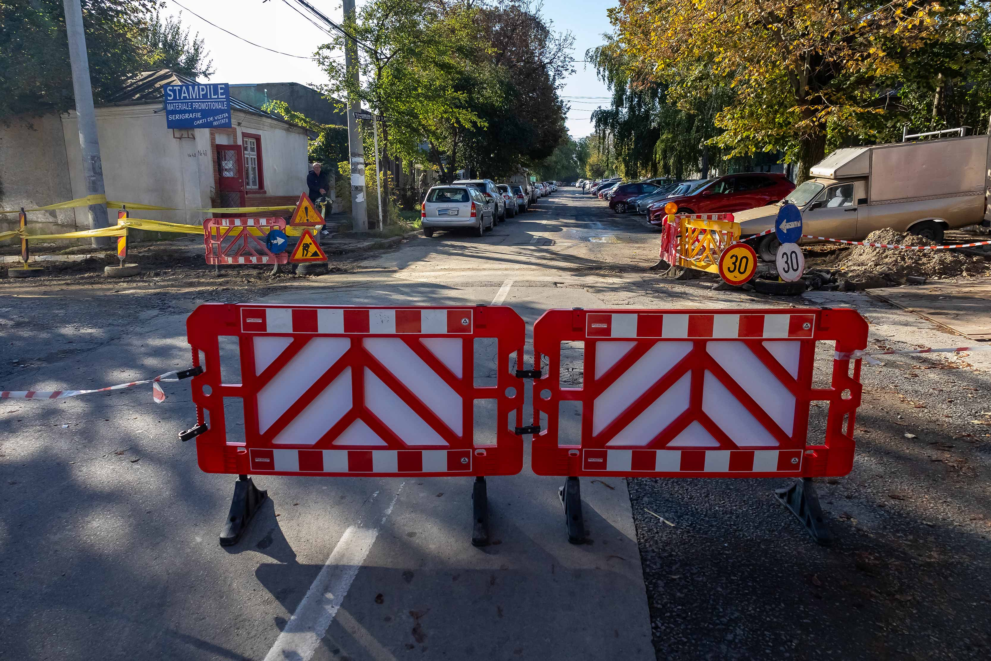 Restricții temporare de trafic din cauza lucrărilor din cartiere