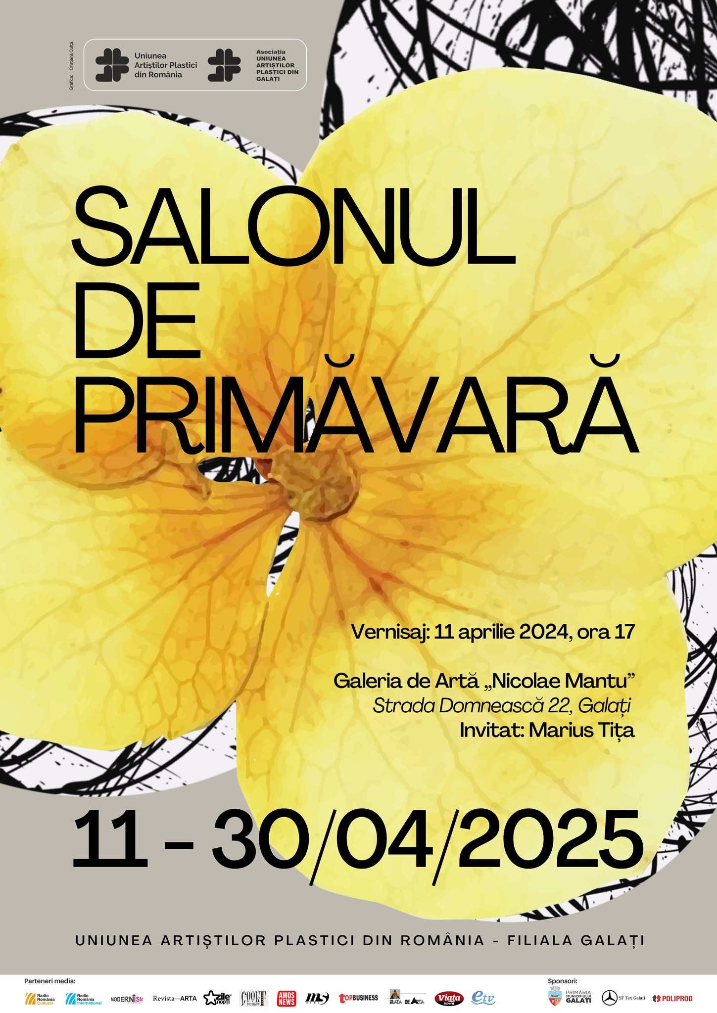 Salonul de primăvară al UAPR Galaţi, pe simeze